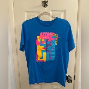 Nike Blue Tee with Fun Logo